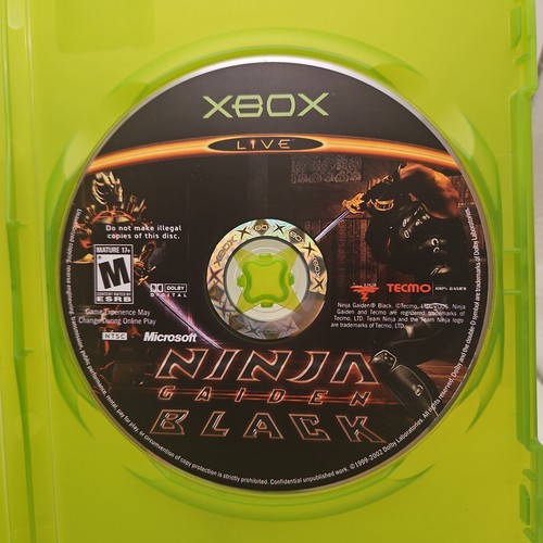 Ninja gaiden black for xbox - gaiden,