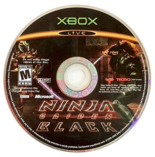 Ninja gaiden black microsoft - black,