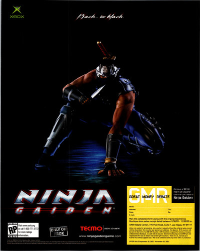 Xbox ninja gaiden - xbox,