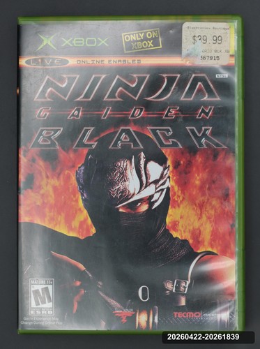 Xbox ninja gaiden black - gaiden,