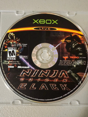 Ninja gaiden black microsoft - ninja,